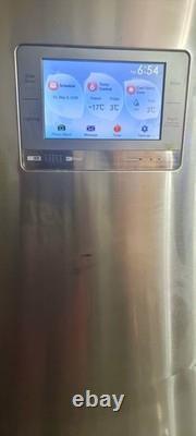 Samsung RL55VQBRS réfrigérateur-congélateur sans givre avec écran LCD 7 pouces en acier inoxydable