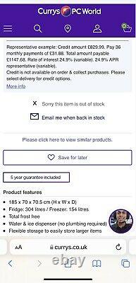 Samsung Rl4363sbasl/eu 70/30 Réfrigérateur Freezer-1, Vente À £670