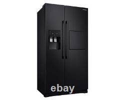 Samsung Rs50n3913bc Black American Style Réfrigérateur Congélateur Avec Porte De Barre D'accueil
