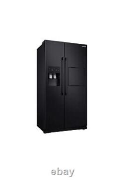 Samsung Rs50n3913bc Black American Style Réfrigérateur Congélateur Avec Porte De Barre D'accueil 143
