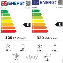 Siemens iQ500 Réfrigérateur Congélateur à Portes Français Autonome 572 Litres Bl KF96RSBEA