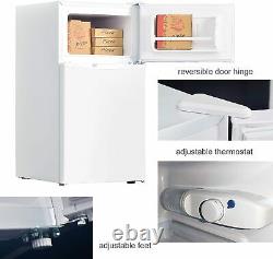 Smad Petit Réfrigérateur Congélateur Freestanding Undercounter 2 Porte 85l Classe Énergétique F