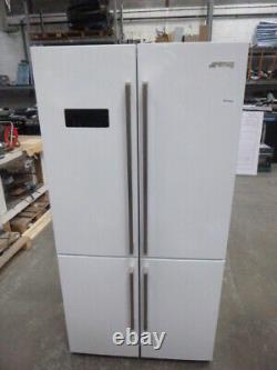 Smeg Fridge Freezer Fq60bdf White Utilisé American Style Four Door (jub-6310)