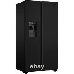 Son frigo-congélateur américain Hisense RS694N4TBE de 91 cm sans givre, noir, classe énergétique E.