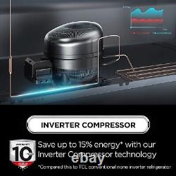 TCL Réfrigérateur Congélateur Américain Intégré 518 Litres Quatre Portes Stai RC518CXD0UK