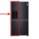 V&eacute;ritable Ensemble Porte De Cong&eacute;lateur Pour R&eacute;frig&eacute;rateur-cong&eacute;lateur Lg Gsl761mcxv, Porte De Cong&eacute;lateur Gss6631ps Gsl760pzuz