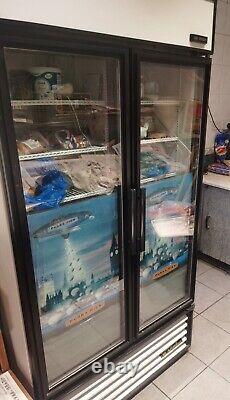Véritable réfrigérateur commercial + congélateur à deux portes 195x100x75mm d'occasion